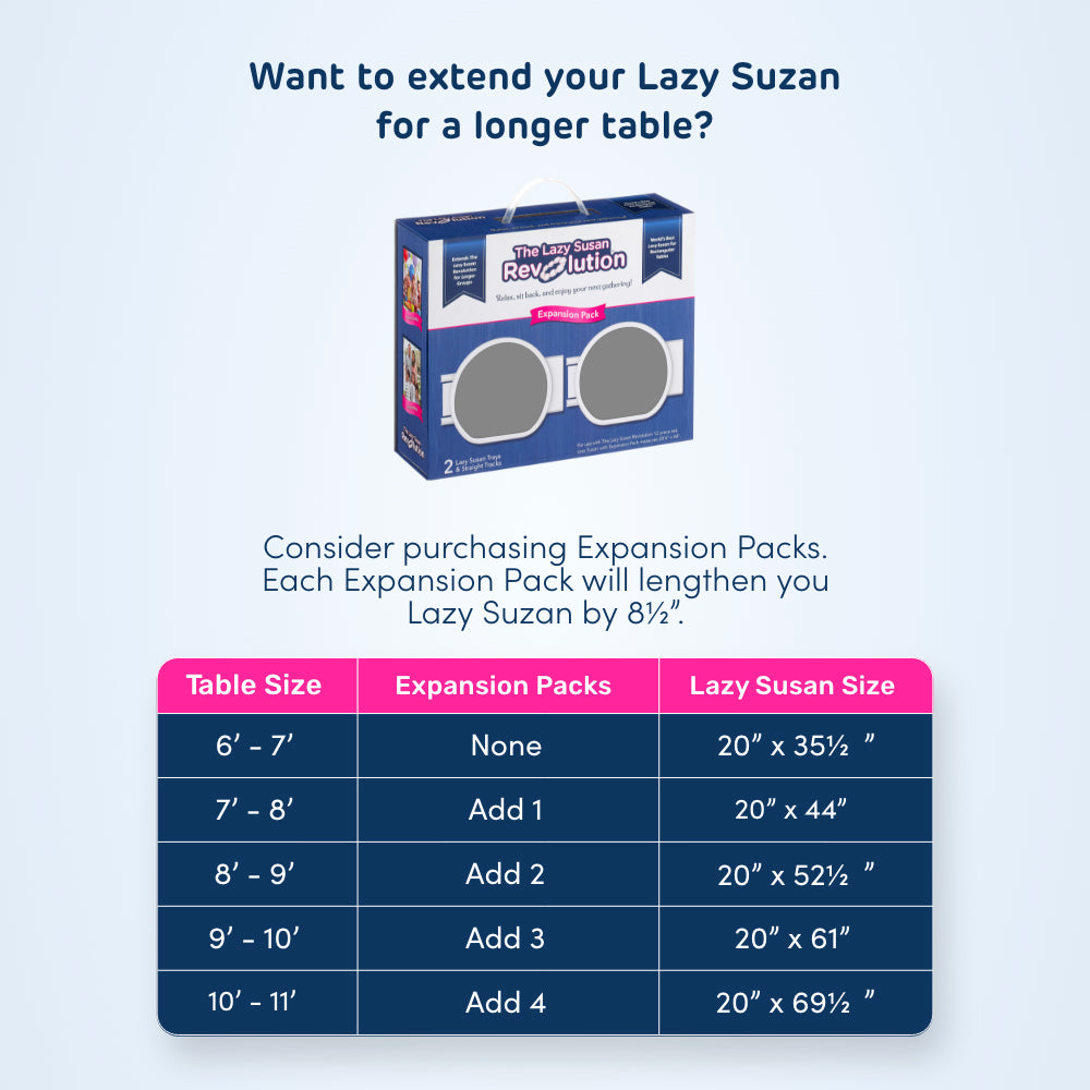 Lazy Susan Revolution Full Set - Light Gray