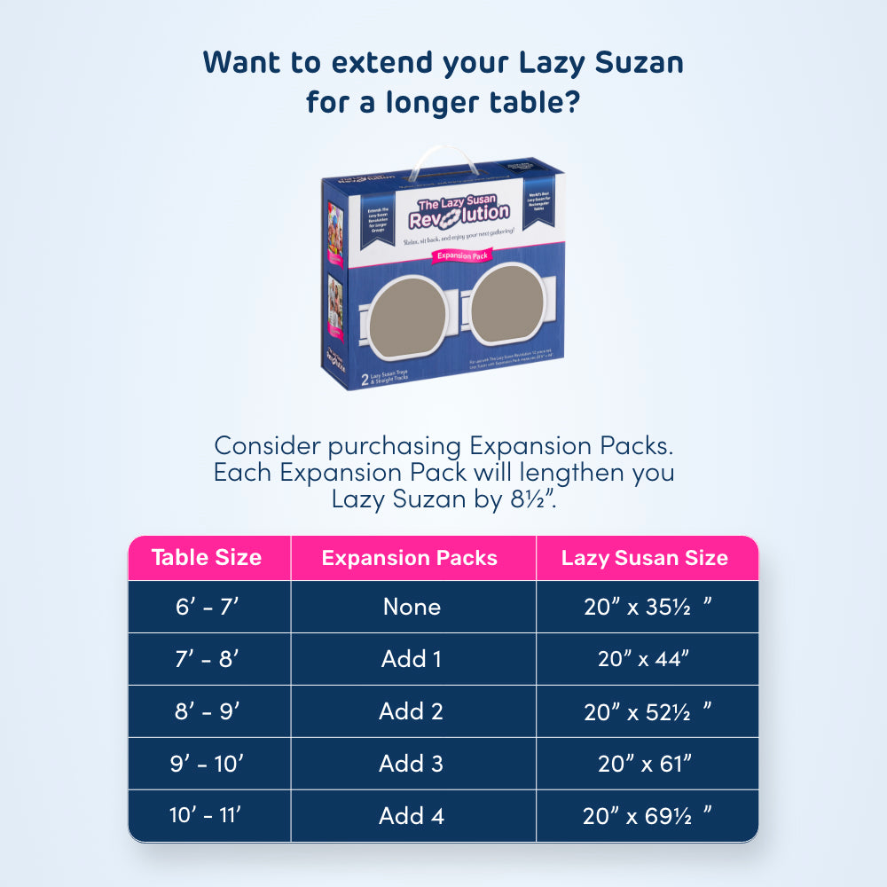 Lazy Susan Revolution Full Set - Greige