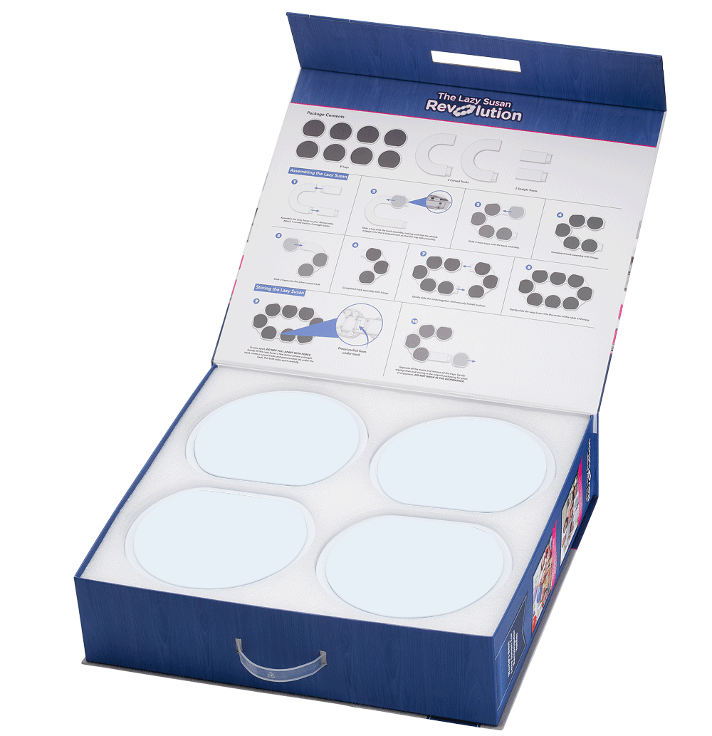 Lazy Susan Revolution Full Set - White