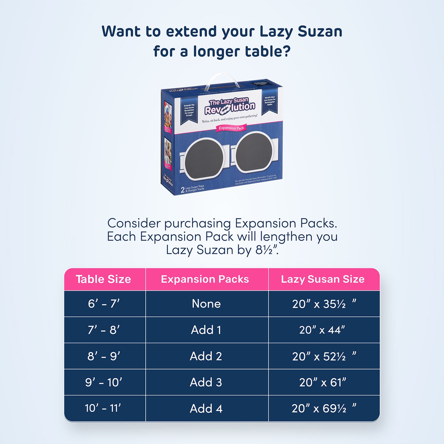 Lazy Susan Revolution Full Set - Dark Gray (Original)