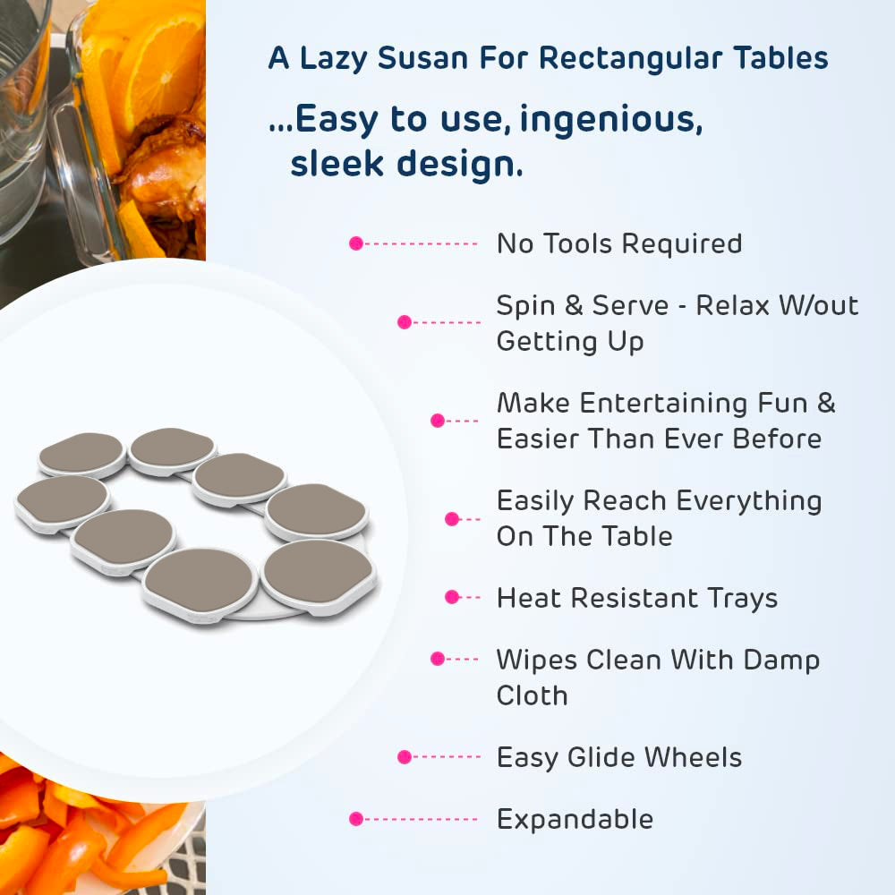 Lazy Susan Revolution Full Set - Greige